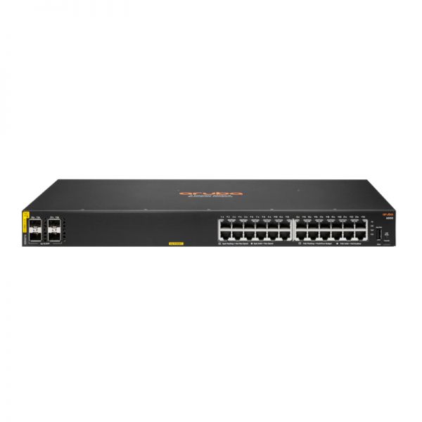 R8N87A - HPE Aruba CX 6000 Switch Series 24G Class4 PoE 4SFP 370W Switch